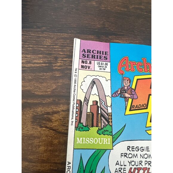 Archies Series R/C Racers Comic #8 November 1990 Adventure Bagged Boarded - Picture 2 of 6